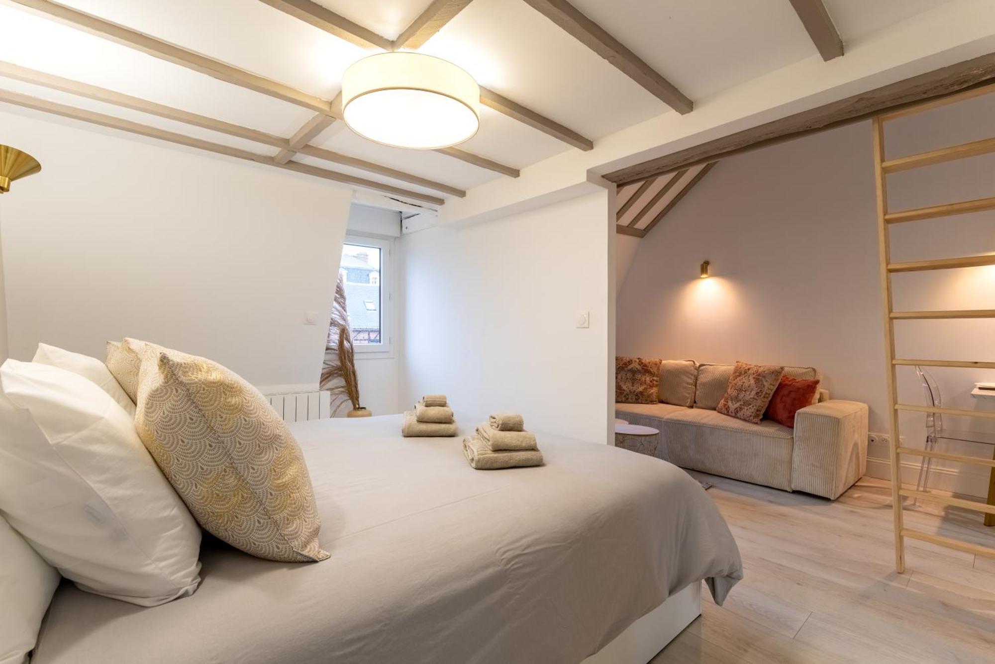 Suite Cathedrale Haut De Gamme + Parking - N°8 Rouen Luaran gambar