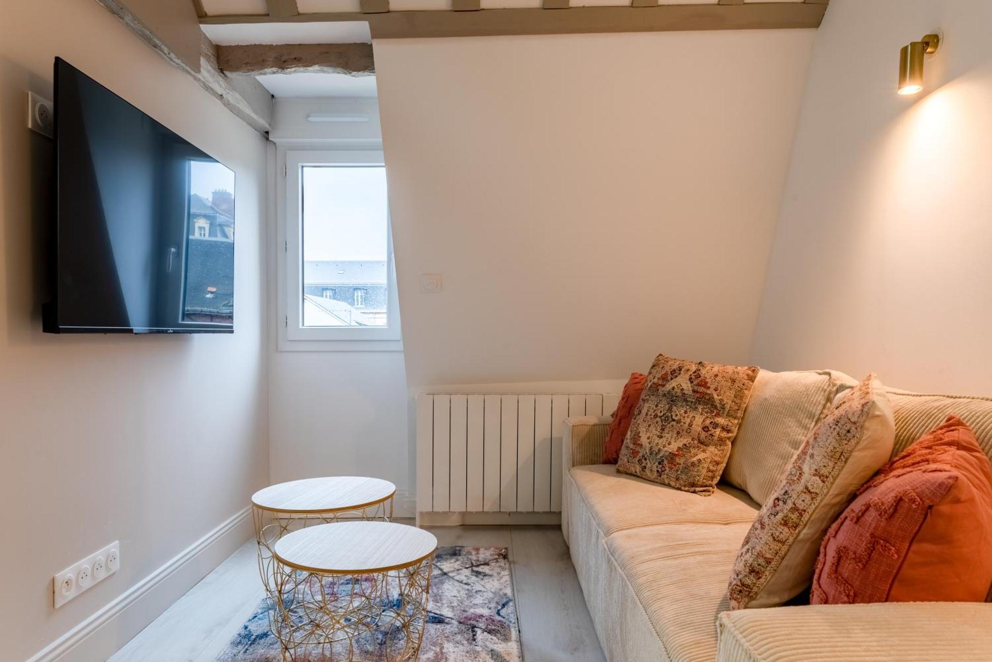 Suite Cathedrale Haut De Gamme + Parking - N°8 Rouen Luaran gambar